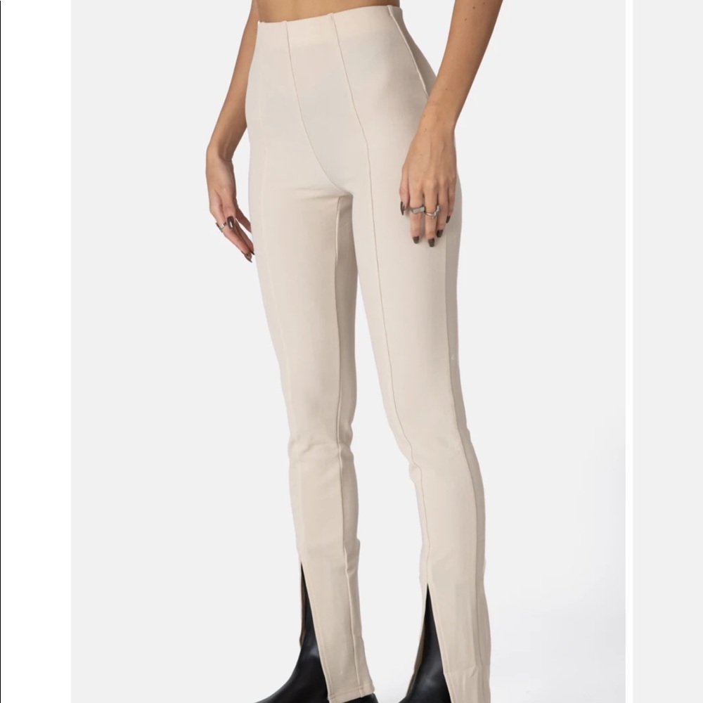 Adika Luxe Front-Slit Pants